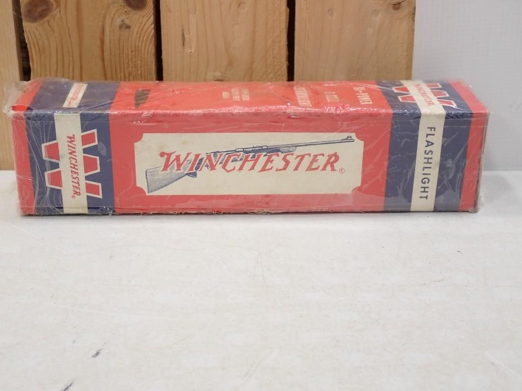 Vintage Winchester Flashlight Sealed in Original Package: Vintage Winchester Flashlight Sealed in Original Package All pictures are considered part of the description and should be examined carefully by bidders. Live Auctioneers is now offering Live Shippi