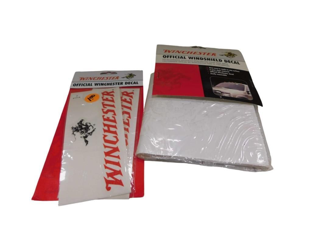 Official Winchester Decals New in Package: Official Winchester Decals New in Package All pictures are considered part of the description and should be examined carefully by bidders. Live Auctioneers is now offering Live Shipping through them