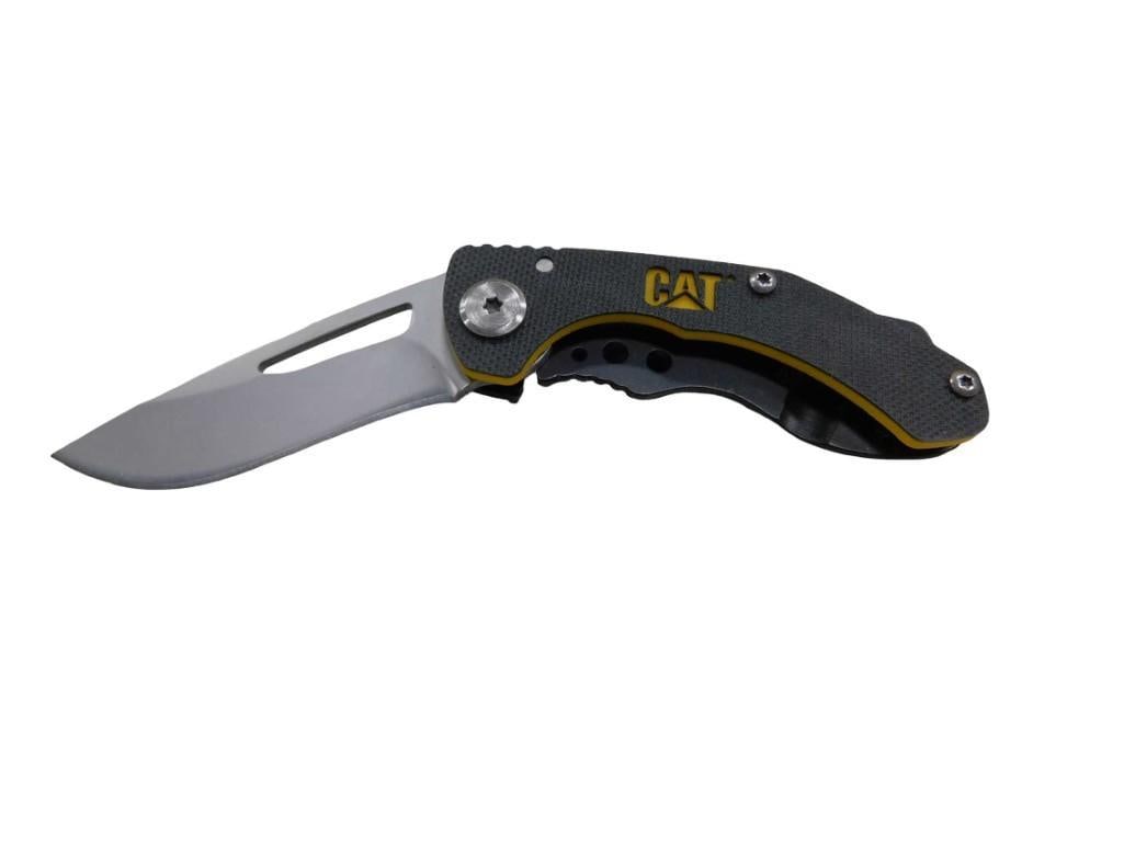 Caterpillar CAT 5 inch Drop Point Folding Knife Pocket Knife Model 980010 (1 of 3)