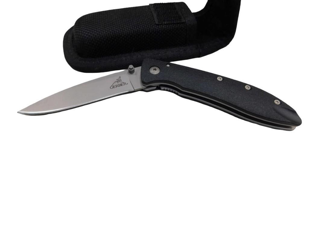 Gerber Folding Knife or Pocket Knife with Case (1 of 5)