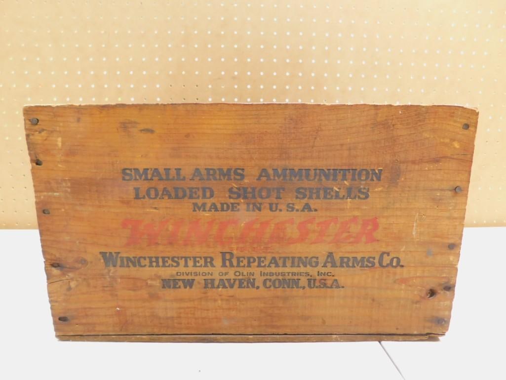 Vintage Winchester Ammunition Crate Wood Ammo Box (1 of 7)