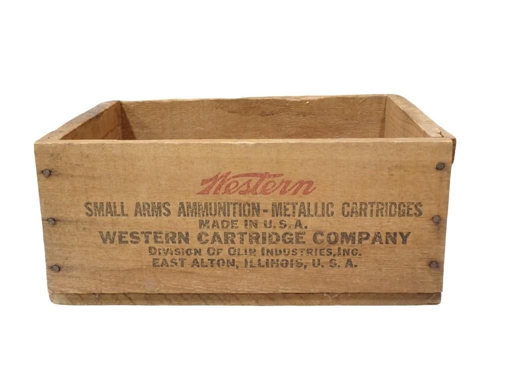 Vintage Western Cartridge Company Wood Ammunition Crate (1 of 6)