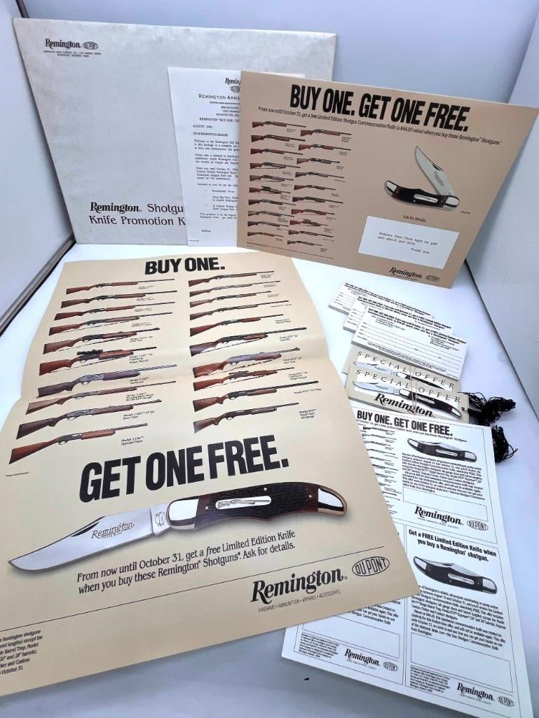 1990 Remington Shotgun / Knife Promotional Dealer Counter Display (1 of 8)