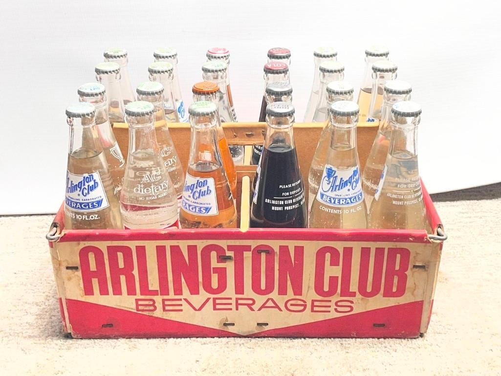 Vintage 24 Pack Case of Arlington Club Beverages Glass Bottles (1 of 5)
