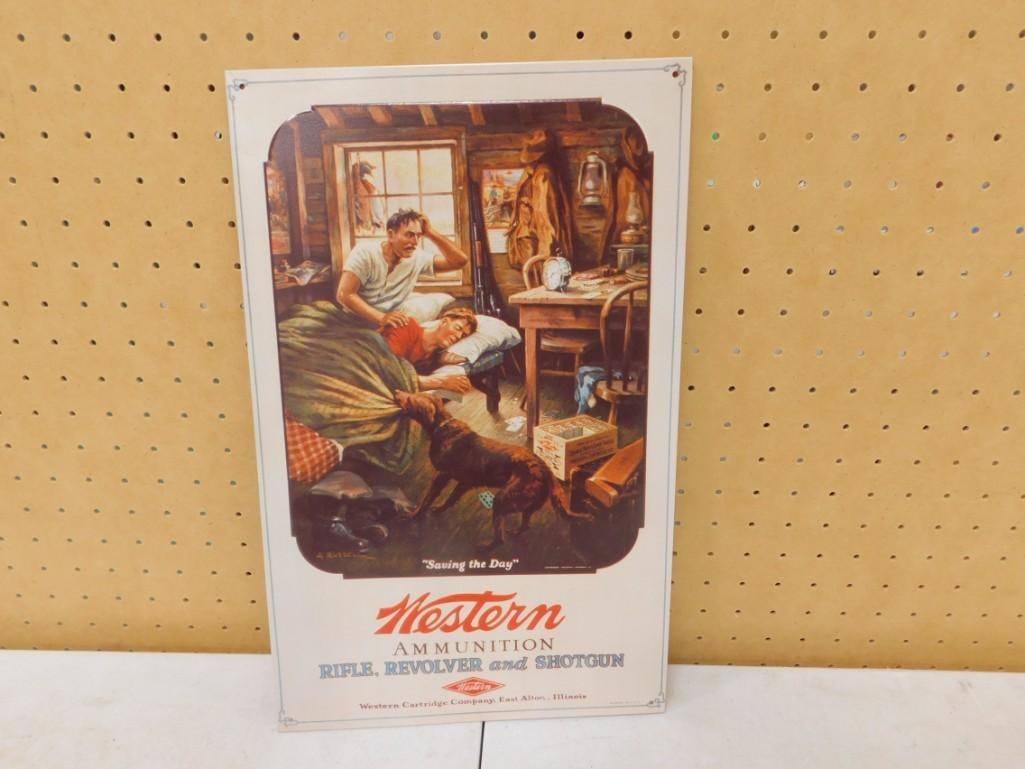 Western Ammunition Metal Sign (1 of 3)
