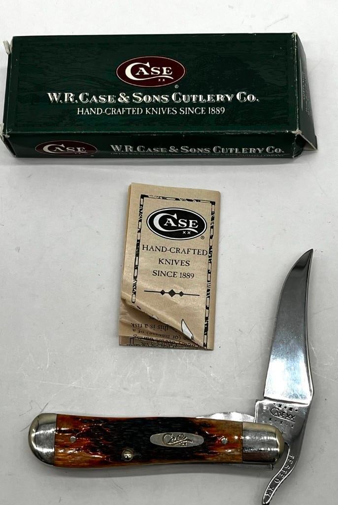 Case XX 61953 Autumn Peach Seed Pocket Knife New in Box with Papers (1 of 8)
