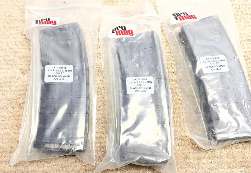 Lot Of 3 - Promag Ar-15 / M16 Magazines New (1 of 3)