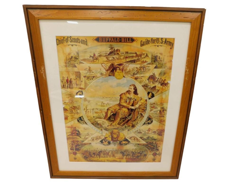 Buffalo Bill Chief of Scouts and Guide for U.S. Army Framed Print (1 of 5)