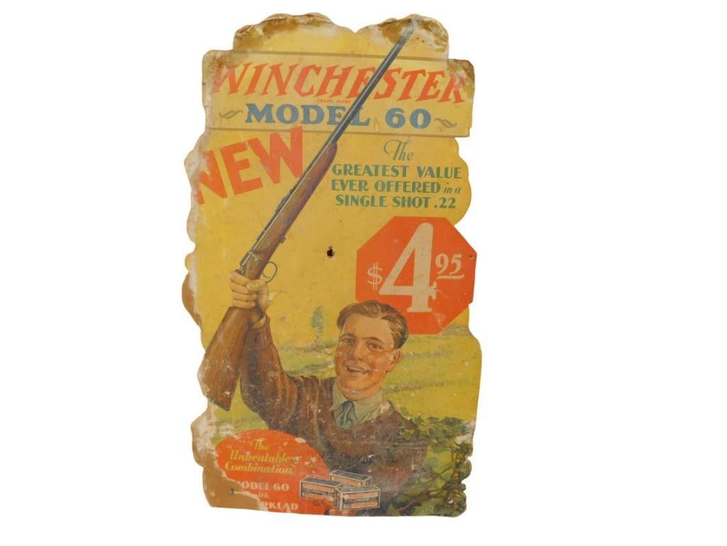 Vintage Winchester Model 60 Cardboard Store Display (1 of 7)