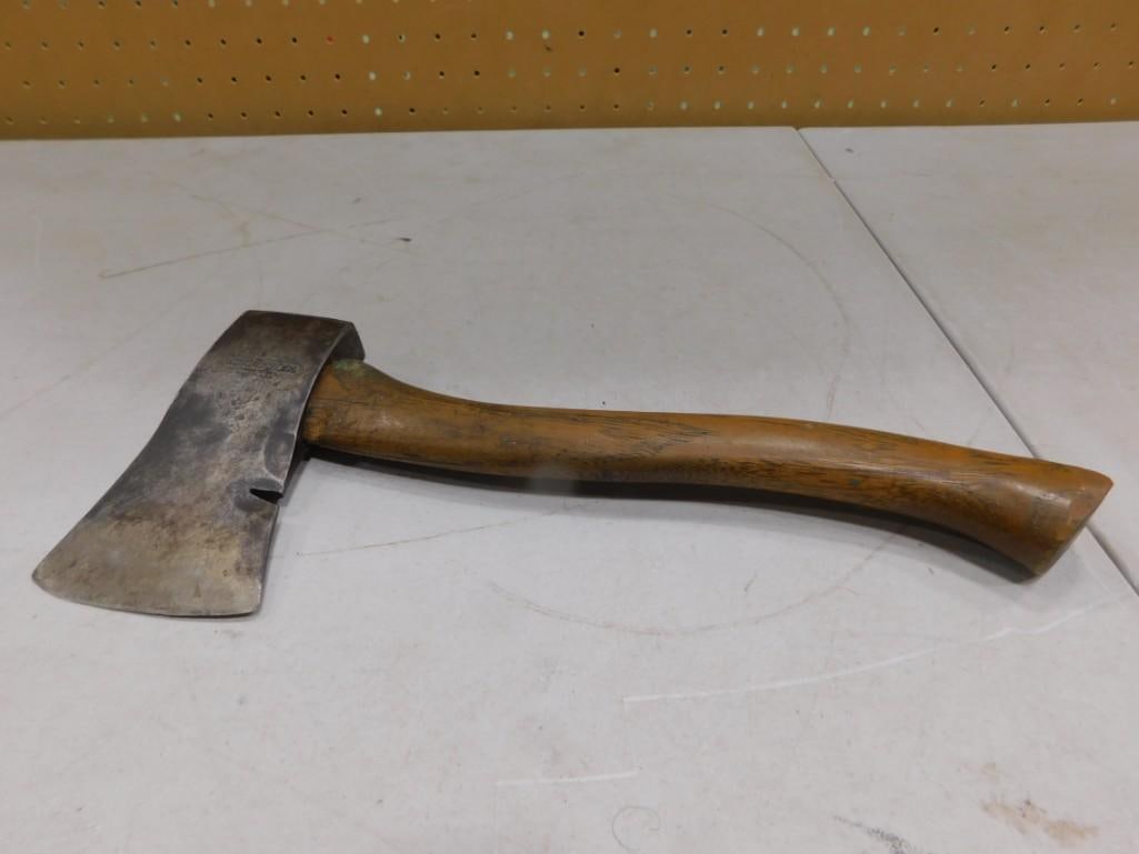 Vintage Winchester Hand Axe: Vintage Winchester Hand Axe - All pictures are considered part of the description and should be examined carefully by bidders. Live Auctioneers is now offering Live Shipping through them. This