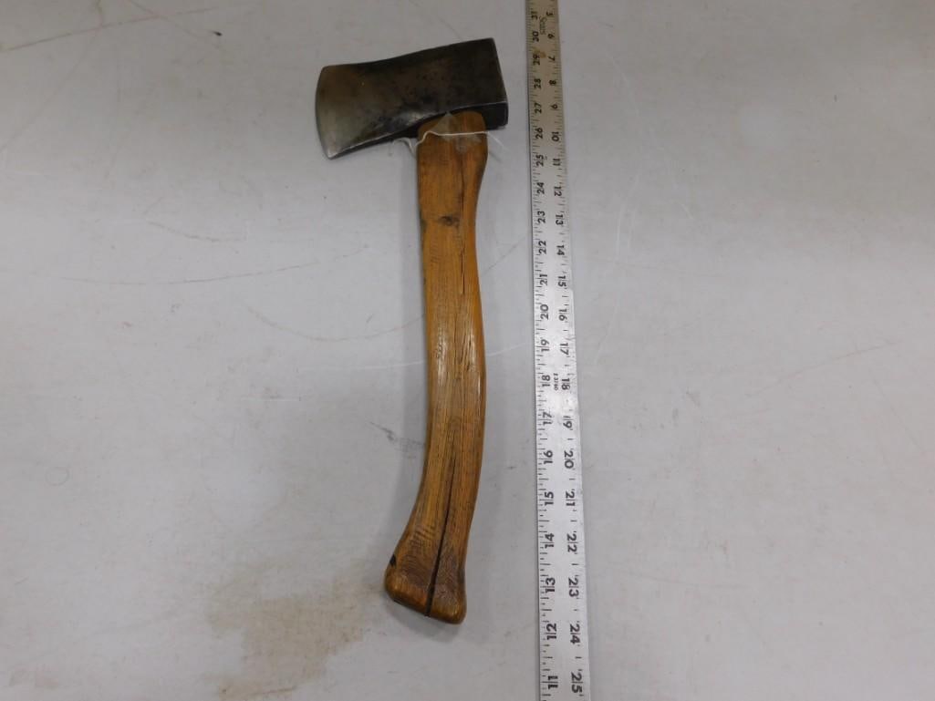Vintage Winchester Axe: Vintage Winchester Axe - All pictures are considered part of the description and should be examined carefully by bidders. Live Auctioneers is now offering Live Shipping through them. This is an