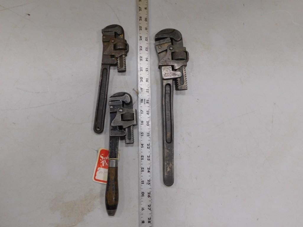 3 Vintage Winchester Pipe Wrenches (1 of 6)