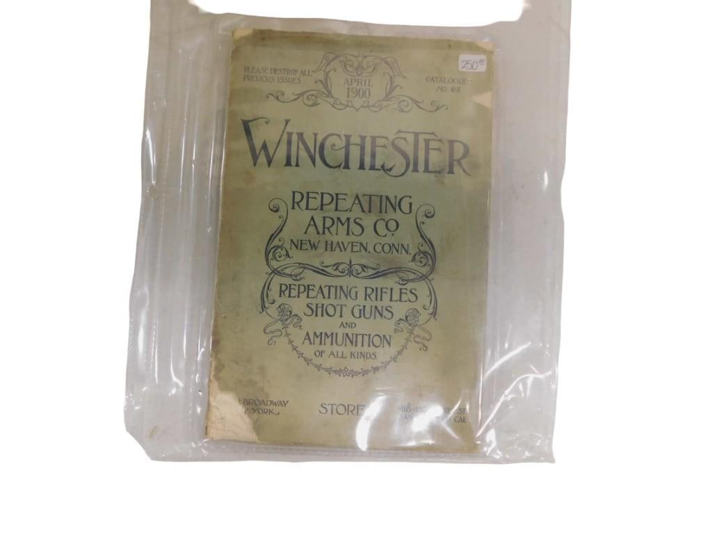 1900 Winchester Catalog No 65: 1900 Winchester Catalog No 65 - All pictures are considered part of the description and should be examined carefully by bidders. Live Auctioneers is now offering Live Shipping through them. This