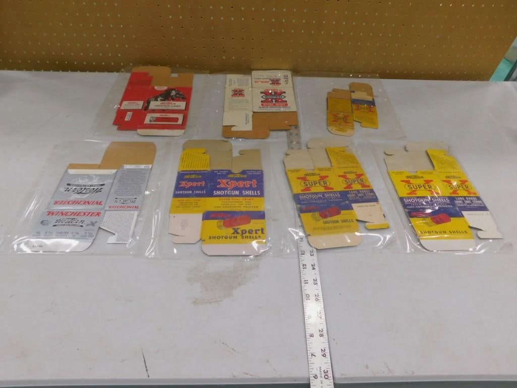 Lot of 7 Western and Winchester Shotgun Shell Boxes (1 of 5)