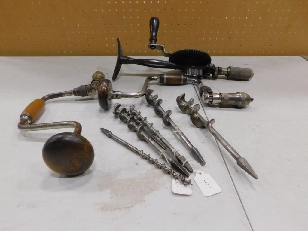 Collection of Vintage Winchester Hand Drills Tools (1 of 7)