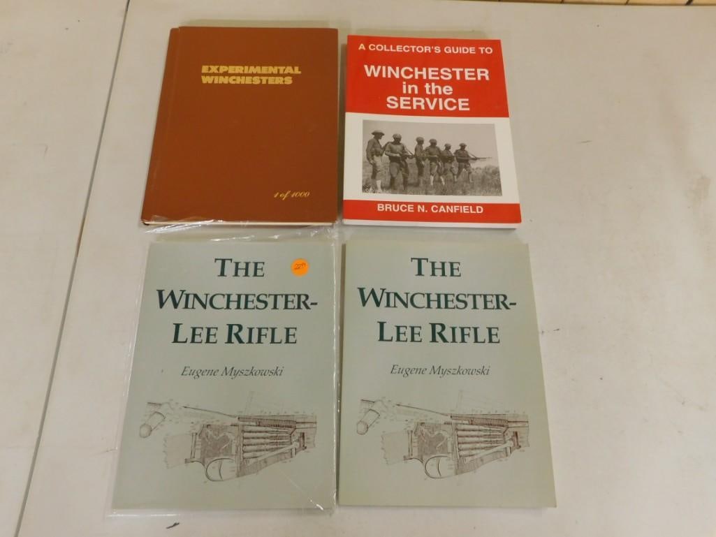 Winchester Firearm Reference Books including Lee Rifle Eugene Myszkowski, Bruce Canfield, Madis (1 of 4)