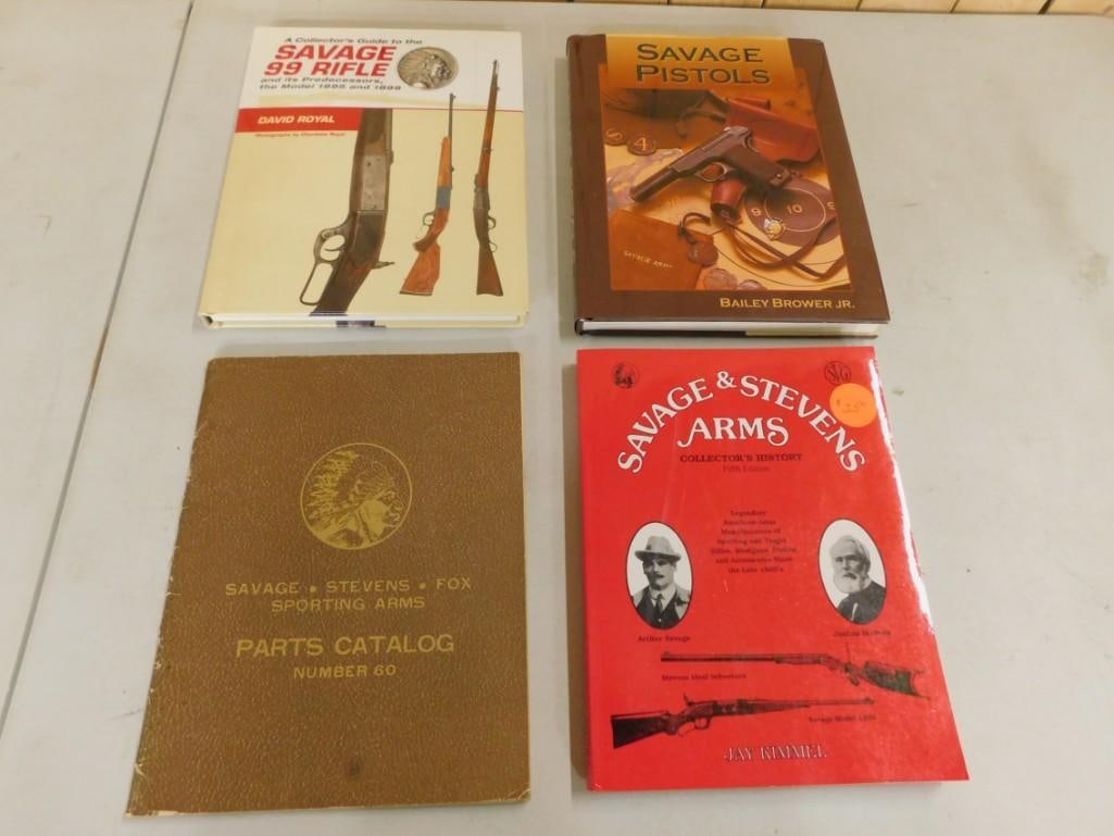 Savage Firearms Books including 99 Rifle, Savage Pistols, Parts Catalog, Savage & Stevens Arms: Savage Firearms Books including 99 Rifle, Savage Pistols, Parts Catalog, Savage & Stevens Arms All pictures are considered part of the description and should be examined carefully by bidders. Live