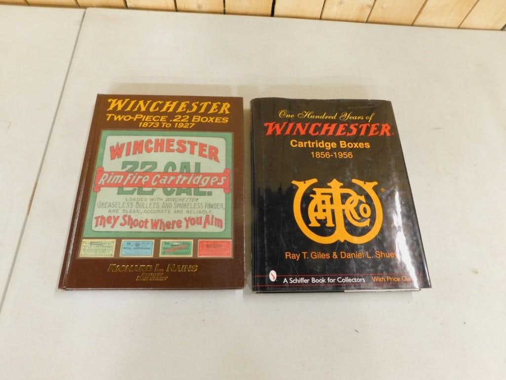 Winchester Firearm Books - Two-Piece .22 Boxes 1873-1927 and Cartridge Boxes 1856-1956 (1 of 3)