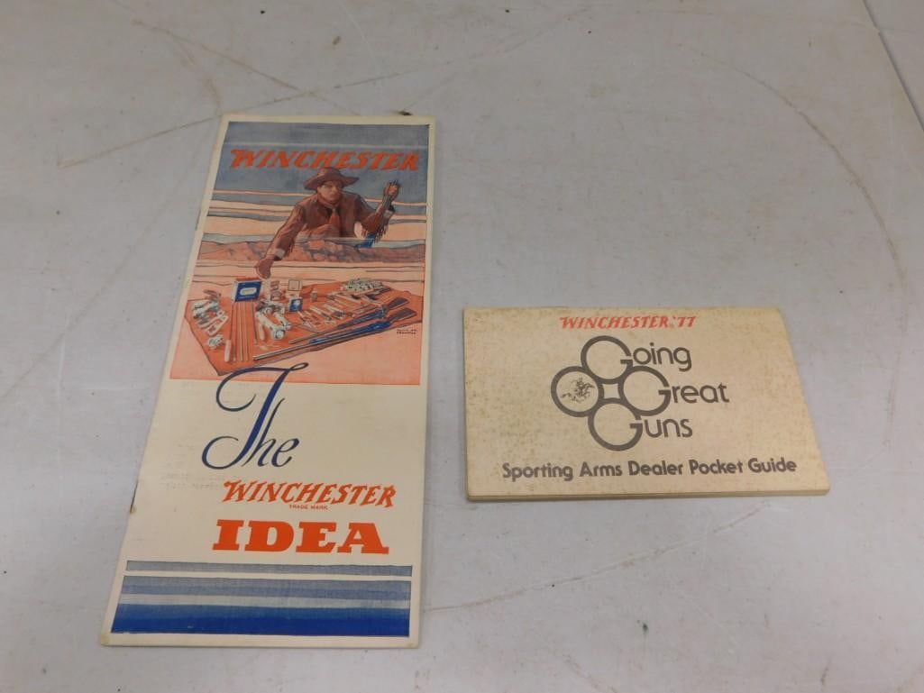 Winchester Ephemera including The Winchester Idea, Going Great Guns 1977 Dealer Pocket Guide (1 of 4)