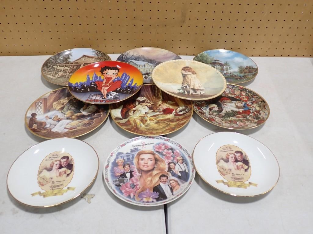 Lot of Collector Plates incl Betty Boop, Whitman's, Nikki's World, Etc: Lot of Collector Plates incl Betty Boop, Whitman's, Nikki's World, Etc All pictures are considered part of the description and should be examined carefully by bidders. Live Auctioneers is now 