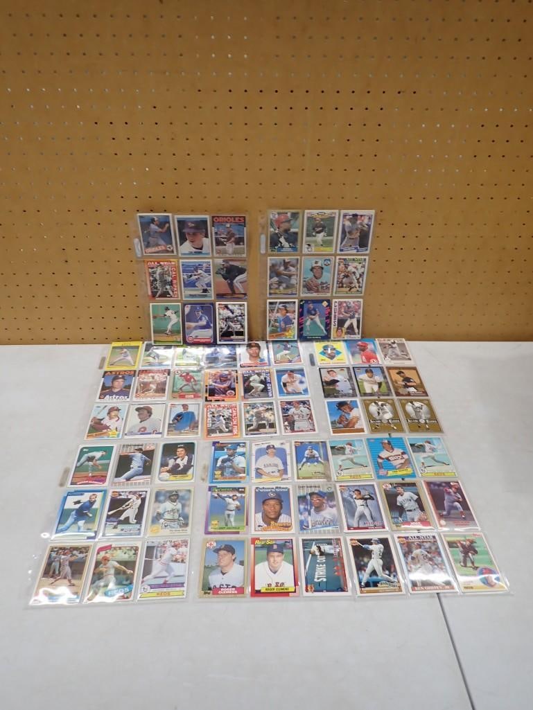 Hall of Fame Baseball Players Only 72 Cards Total 1980s, 1990s, 2000s (1 of 6)