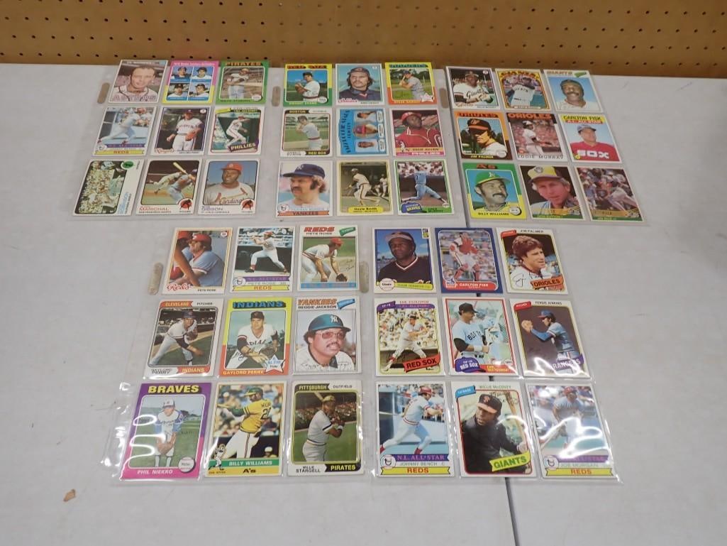 Baseball HOF & Stars 60's, 70's, 80's Nice Clean Cards (1 of 8)