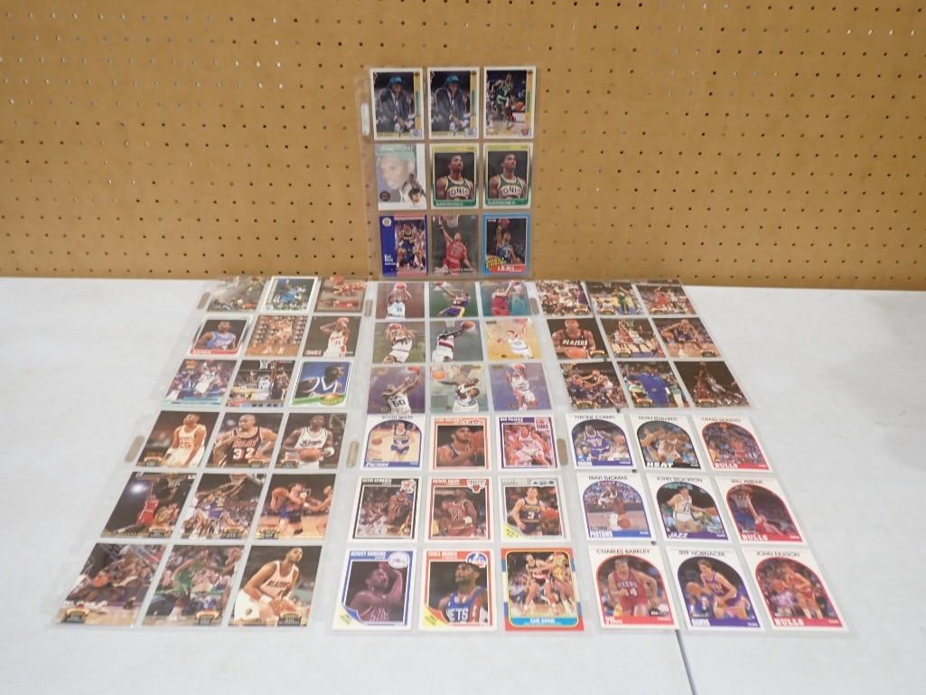 Basketball Cards Mix of Stars, Rookie Cards, and Inserts 63 Total 1980s-1990s (1 of 6)
