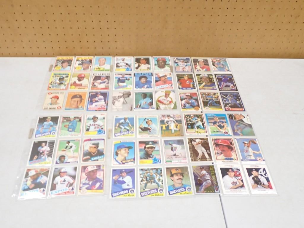 54 HOF Players Baseball Cards from the 1960s-90s (1 of 6)