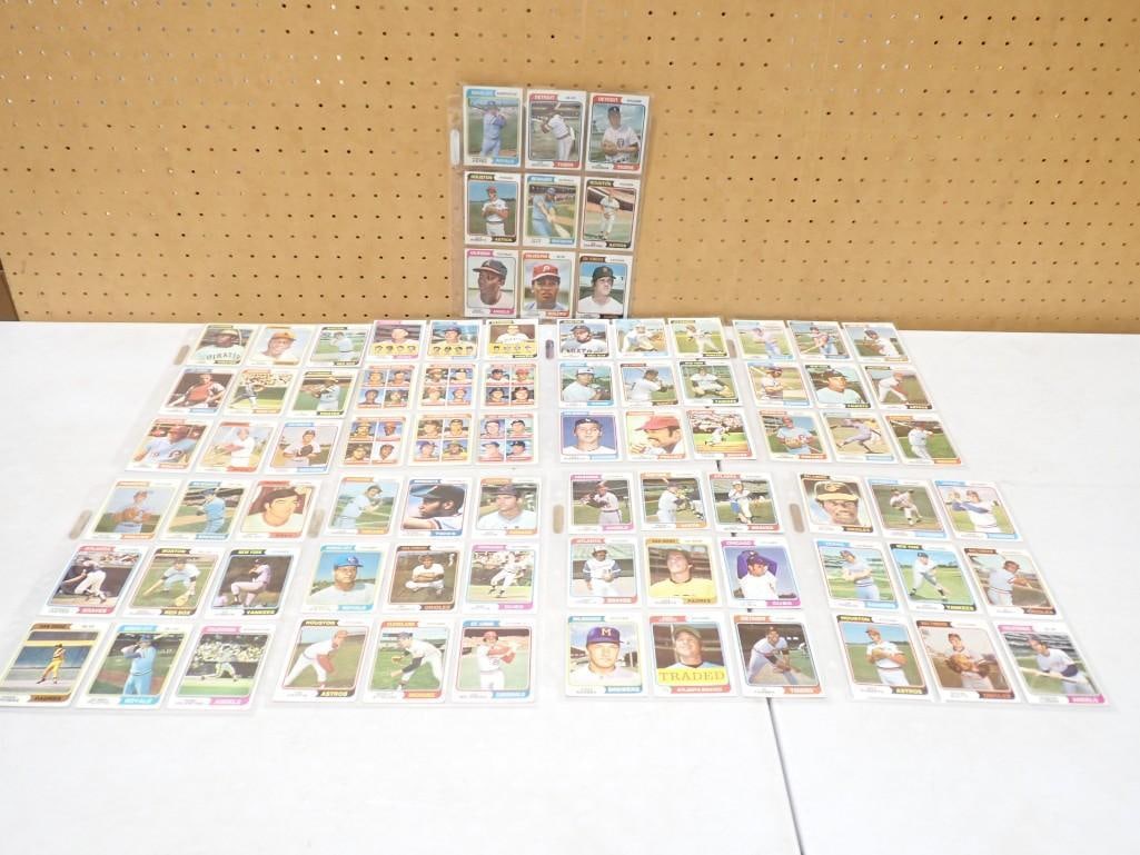 1974 Topps Baseball Cards 81 Cards Total (1 of 8)
