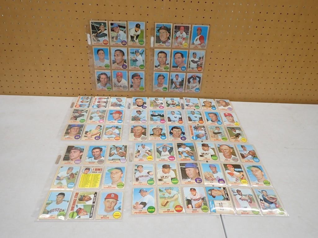 1968 Topps Baseball Cards 72 Total (1 of 7)