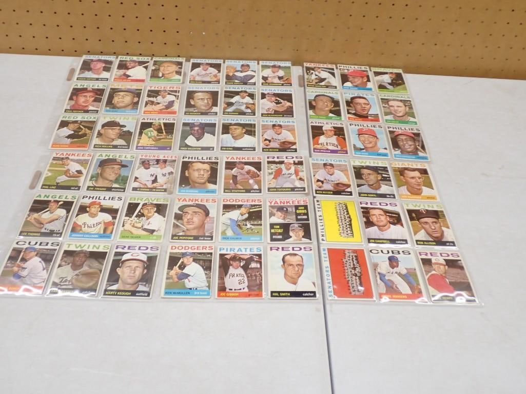 1964 Topps Baseball 54 Cards Total Stars of the DAy incl Jim Fregosi, Johnny Callison, Jim Bunning, (1 of 6)