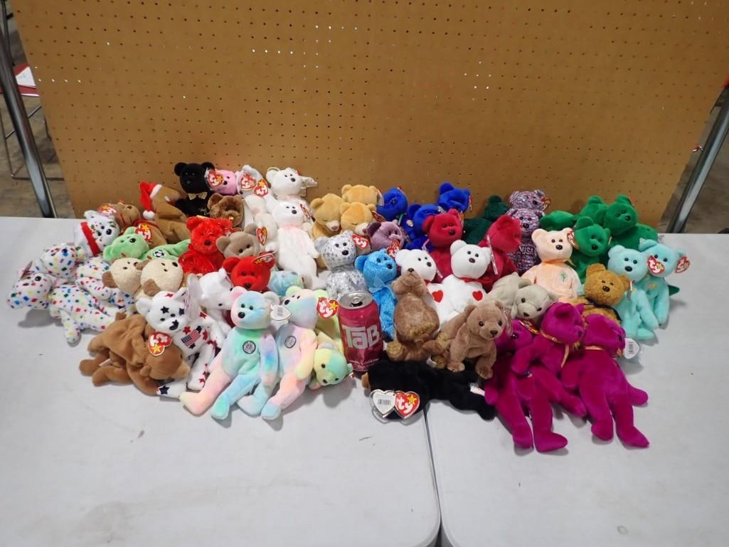 Lot of Beanie Babies Bears Most with Tags (1 of 6)