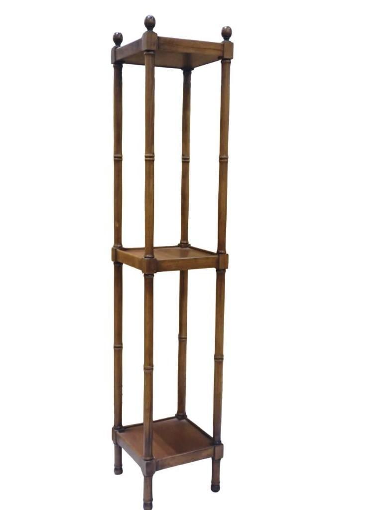 Vintage Wood Plant Stand Brandt, Hagerstown, Maryland (1 of 7)