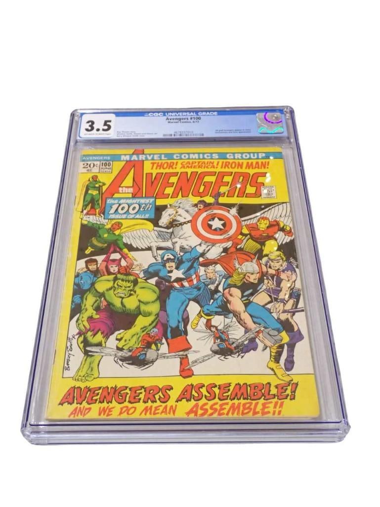 Avengers #100 CGC Graded 3.5 Off White to White Pages Marvel Comics 6/72 Comic Book (1 of 4)