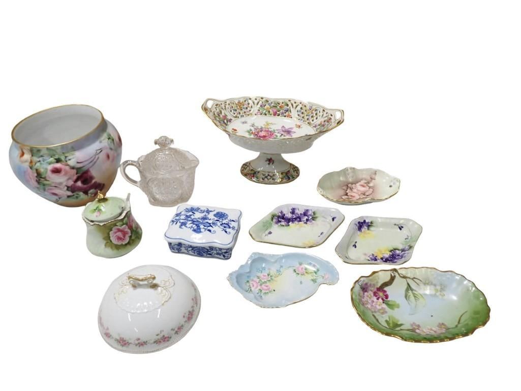 Assorted China Lot, etc. Including Hand Painted, Gold Gilt, etc (1 of 11)