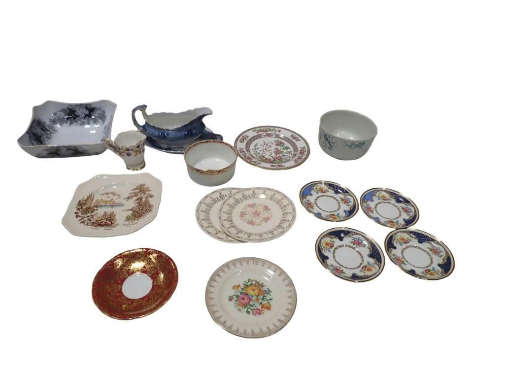 Lot of assorted China, etc. Including Hand painted (1 of 14)