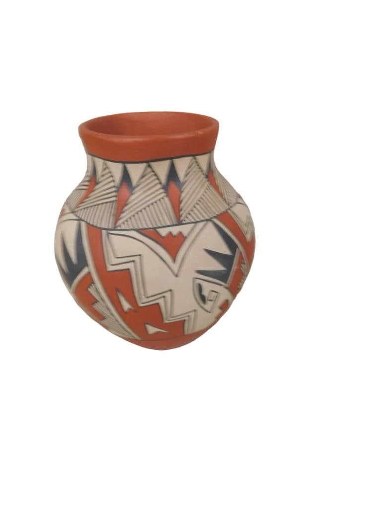 Signed Jemez Pottery Vase (1 of 5)