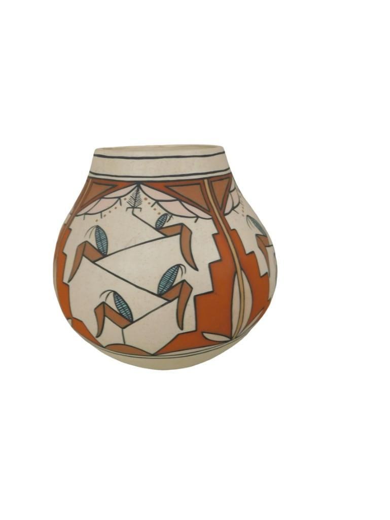 Signed Pojoaque Pottery Vase or Planter (1 of 5)