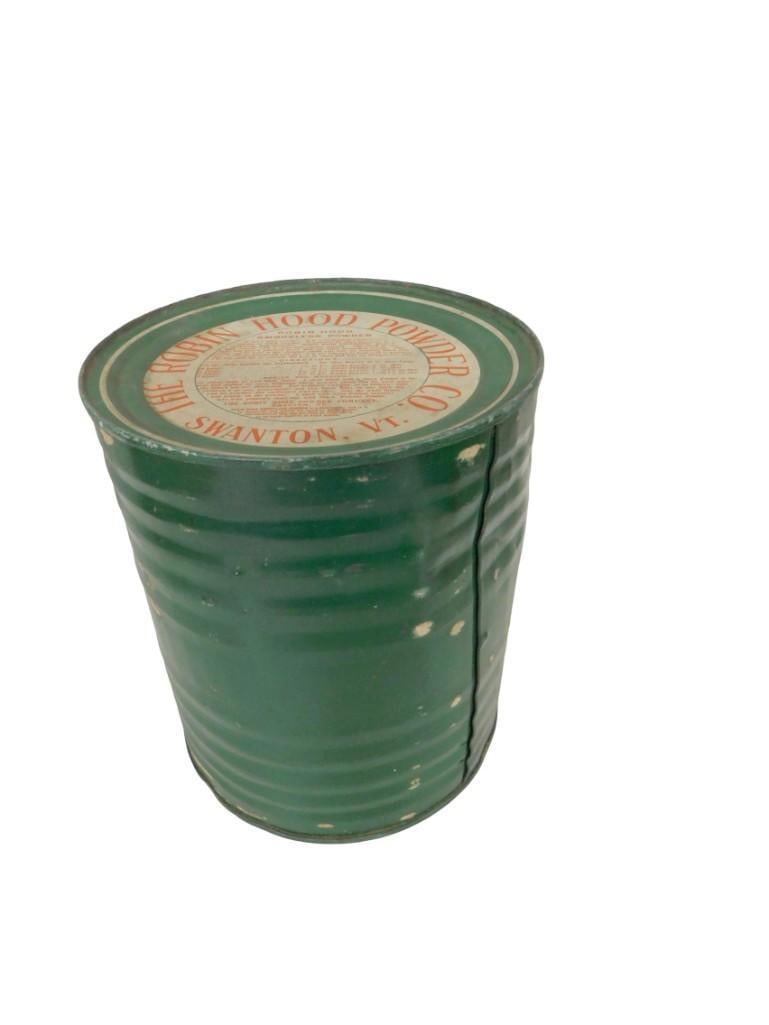 Vintage Robin Hood Gun Powder Keg - nice shape!: Vintage Robin Hood Gun Powder Keg - nice shape! All pictures are considered part of the description and should be examined carefully by bidders. Live Auctioneers is now offering Live Shipping through