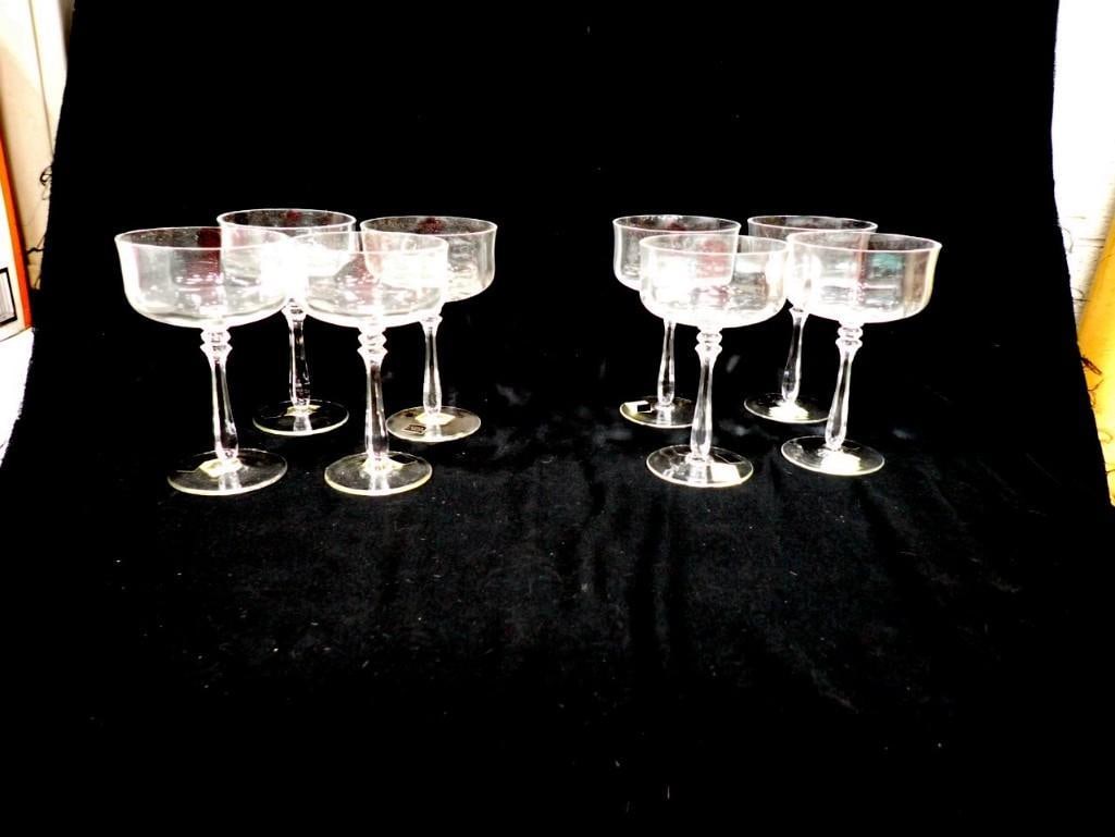 Mikasa Glasses with original Marshall Field's Tag and original boxes: Mikasa Glasses with original Marshall Field's Tag and original boxes All pictures are considered part of the description and should be examined carefully by bidders. Live Auctioneers is now offeri