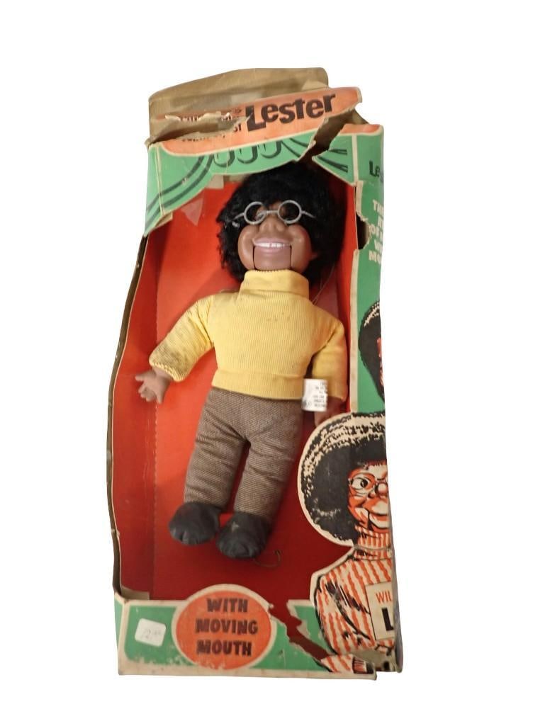 Vintage Lester Ventriloquist Doll made to resemble the one comedian Willie Tyler used - damaged box (1 of 7)
