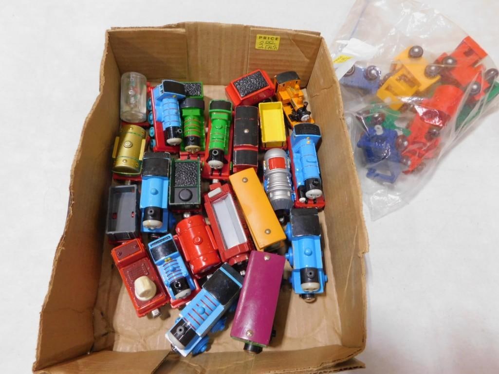 Lot of Toy Trains, Etc incl Thomas the Tank Engine, Etc: Lot of Toy Trains, Etc incl Thomas the Tank Engine, Etc All pictures are considered part of the description and should be examined carefully by bidders. Live Auctioneers is now offering Live Shippin