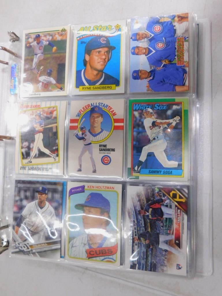 200+ Chicago Cubs Cards incl Ryne Sandberg, Maddux, 70's & 80's: 200+ Chicago Cubs Cards incl Ryne Sandberg, Maddux, 70's & 80's All pictures are considered part of the description and should be examined carefully by bidders. Live Auctioneers is now
