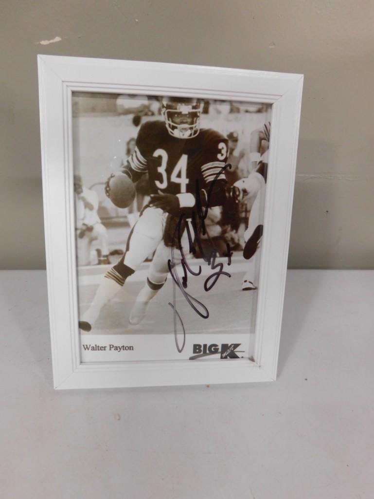 Walter Payton Signed Big K KMart Photo - No COA (1 of 3)