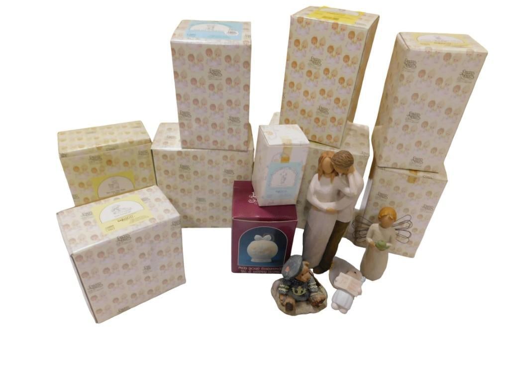 Lot of Enesco Precious Moments Figurines and other collectibles - most with boxes: Lot of Enesco Precious Moments Figurines and other collectibles - most with boxes All pictures are considered part of the description and should be examined carefully by bidders. Live Auctioneers is n