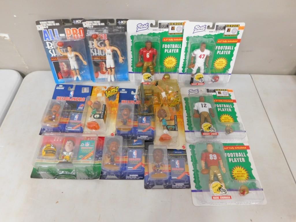 Sports Action Figures New in Package incl Headliners, All-Pro Big Shots, Best Heroes of the Gridiron (1 of 5)
