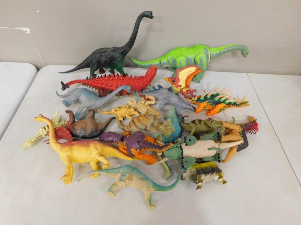 Lot of Toy Dinosaurs: Lot of Toy Dinosaurs Roarrrr!!!! All pictures are considered part of the description and should be examined carefully by bidders. Live Auctioneers is now offering Live Shipping through them. This is