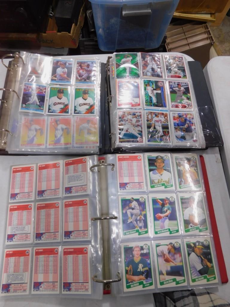 Lot of Sports Cards incl Baseball Cards in Binders: Lot of Sports Cards incl Baseball Cards in Binders All pictures are considered part of the description and should be examined carefully by bidders. Live Auctioneers is now offering Live Shipping thr