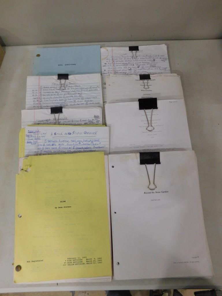 Lot of Scripts or some other writings including from Writers Guild of America WGA registered (1 of 5)