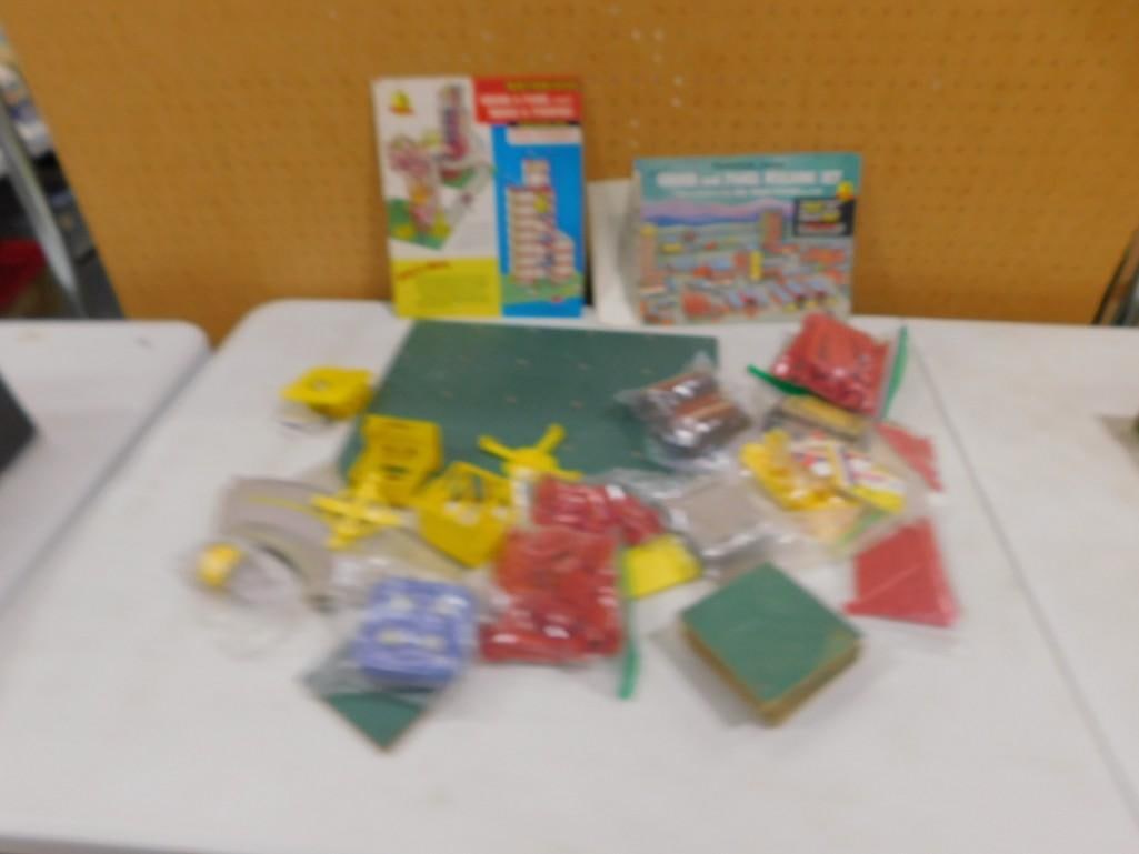 Vintage Kenner's Girder and Panel Building Set Book, Bridge & Turnpike, etc. Comes as shown: Vintage Kenner's Girder and Panel Building Set Book, Bridge & Turnpike, etc. Comes with everything as shown All pictures are considered part of the description and should be examined